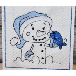 Stickdatei - Xmas Cutie Schneemann 2